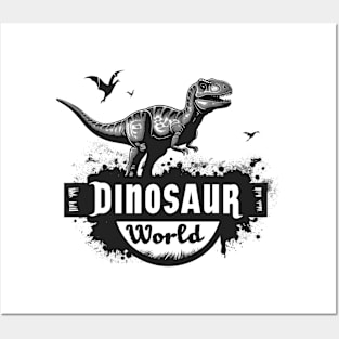 dinosaurs, ancient animals that ever existed in the world Posters and Art